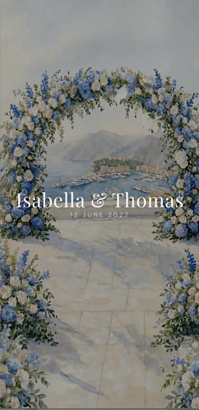 Live digital wedding invitation demo with online RSVP, guest experience and cinematic theme preview